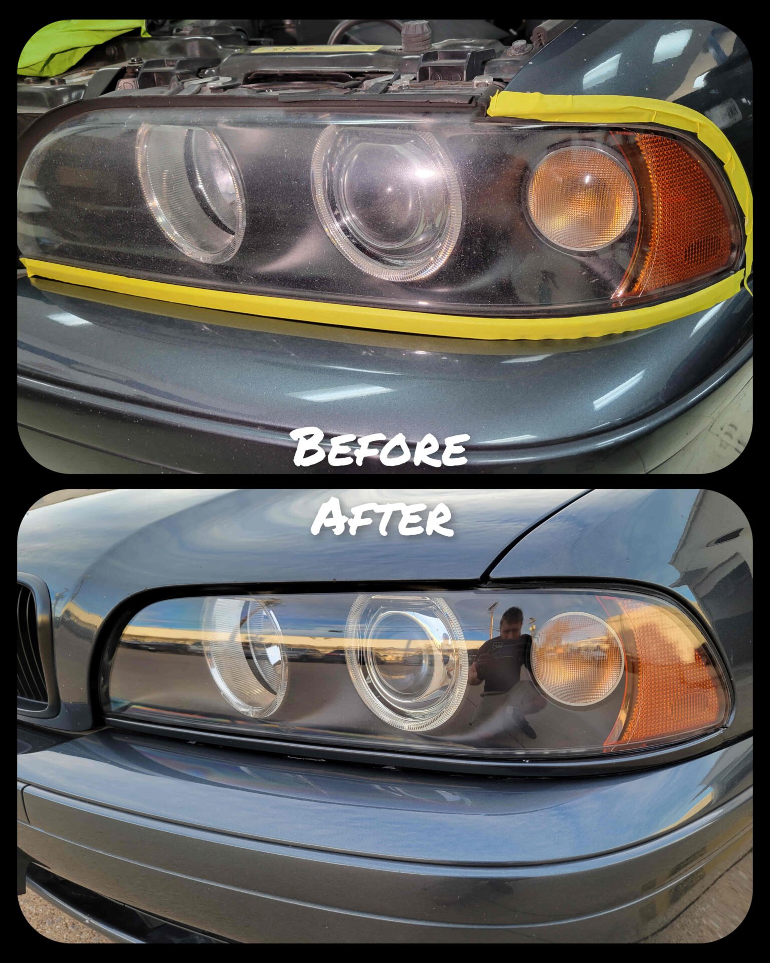 shineworks detailing studio - HEADLIGHT RESTORATION 3